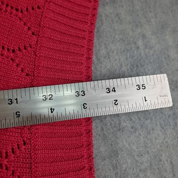 Roommates Sweater Womens 3x Pink Knit Sleeveless Pullover - Picture 3 of 11